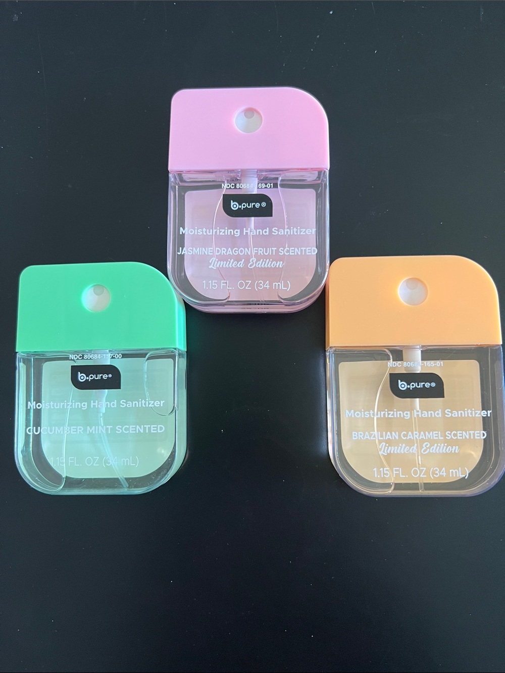 B-pure Moisturizing Hand Sanitizer Trio